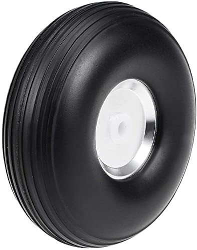 XYWHPGV Ensembles de pneus et de roues pour avion RC, pneu éponge PU avec moyeu en plastique, 3,5 '2 pièces(576ca a9924 2ca2f 8a43f 65fb9 baf55