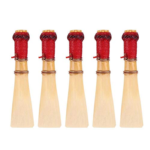 JVSISM Bassoon Reed Medium Strength Bassoon Reeds Bassoon Case Bassoon Parts and Accessories Pack of Five
