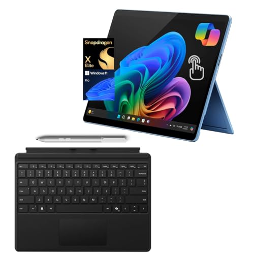 Microsoft Surface Pro 11 バンドル 2-in-1タブレット ProキーボードとSurfaceペン付き Copilot+ PC 13インチ タッチスクリーンOLED Snapdragon X Elite、16GB RAM、1TB SS
