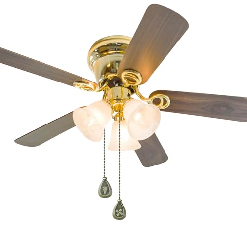 Image of Ceiling Fan Pull Chain, Sun Moon Fan Pull Chain Extension, 12 Inches Decorative Chain Pulls Ornaments for Lamp (2 Pack Bronze Fan Bulb)
