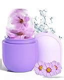 Ice Roller for Face & Eye, Beauty Facial Ice Holder Mold Face Puffiness Relief Massage Skin Care Tools for Brighten Lubricate Shrink Pores Remove Fine Lines