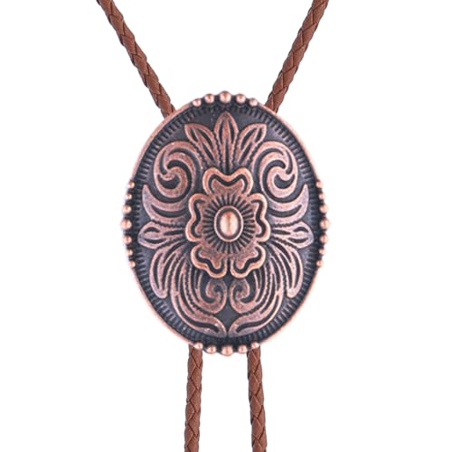 Image of Jeilwiy Bolo Tie for Men, Western Bolero Tie Cowboy Ties Native American Cowgirl Bolo Tie Accessories for Men Women