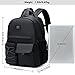 Lohol Fashion Backpack with Anti Theft Pocket, Water Resistant Travel Daypack for Teen Girls & Boys (Black)
