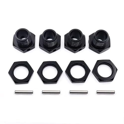 CpANZT For HPI For HSP For Losi For Axial For Kyosho For Tamiya 81011 1/8 RCJ[p M17 17mm zC[ZpnuA_v^[ ibgs A`Jo[(Black)