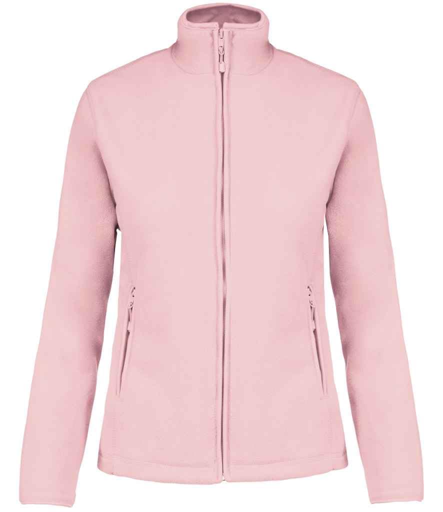 COOZO Ladies Maureen Micro Fleece Jacket - Pale Pink - M