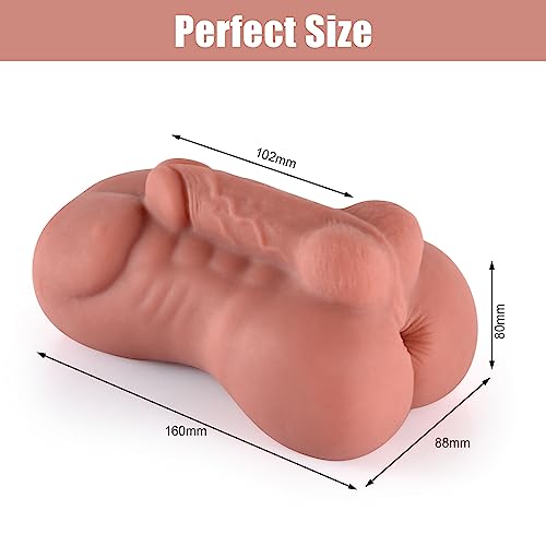 Image of ferch Anal Male Masturbator with Big Anus, 1.2 LB Realistic Butt Masturbator with Plump Hips and Tight Anus for Men Masturbation, Portable Male Sex Toy for Gay Sex
