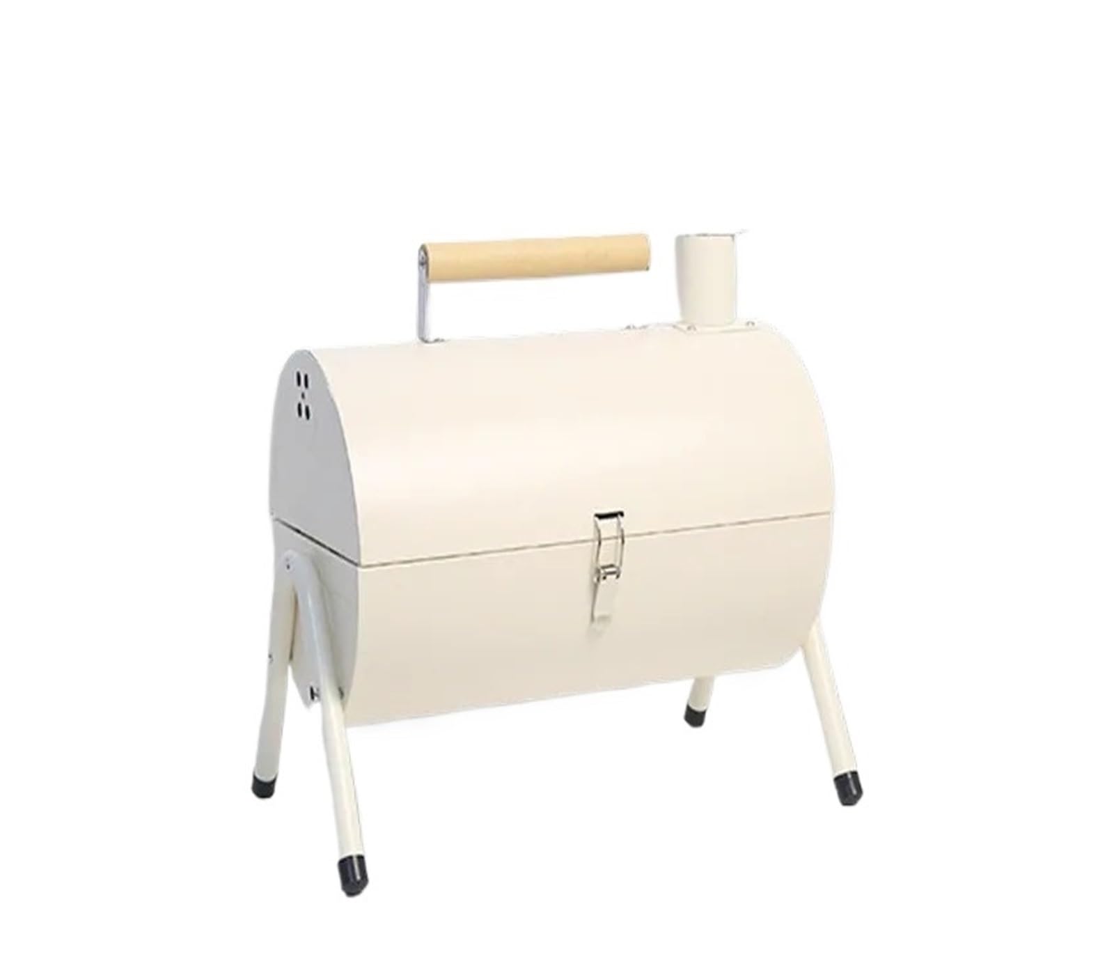 Lhsjyg White Barbecue Grill Barbecue Stove Outdoor Charcoal Wild Camping Rack Meat Grill Household Indoor Smokeless Carbon(White)