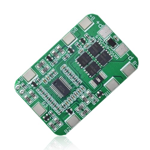 Image of amiciSolar 6S 22.2V 14A Lithium Battery BMS Protection Board with Cell Balancing | For 6-Cell 18650 Li-ion Packs | Overcharge, Over-Discharge & Short-Circuit Safety for DIY Battery Packs