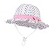 Cappello da Sole Neonato Bucket Hat Anti-UV Cappello Pescatore Bambino Bambina Estivo Protezione Solare per Spiaggia Vacanza Viaggio Outdoor