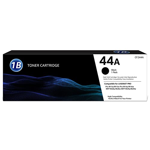 CF244A 44A Toner Kompatibel für HP 44A Toner für HP Laserjet Pro M15w Toner, HP Laserjet Pro MFP M28w, HP Laserjet Pro M15a, HP Laserjet Pro MFP M28a(Schwarz, 1 Pack) Cover