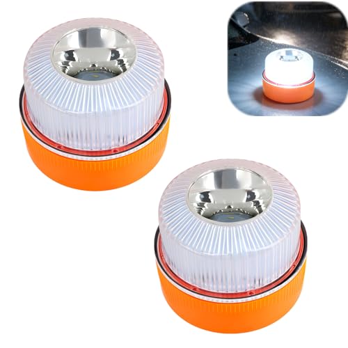 V16 Luz De Advertencia Para Coche, Luz De Advertencia De 360 Para Coche, Con Base Magnética, Resistente Al Agua, Batería Giratoria, Varios Modos De Iluminación, Repuesto Para Triángulo De V16 Luz De Advertencia Para Coche, Luz De Advertencia De 360 Para Coche, Con Base Magnética, Resistente Al Agua, Batería Giratoria, Varios Modos De Iluminación, Repuesto Para Triángulo De