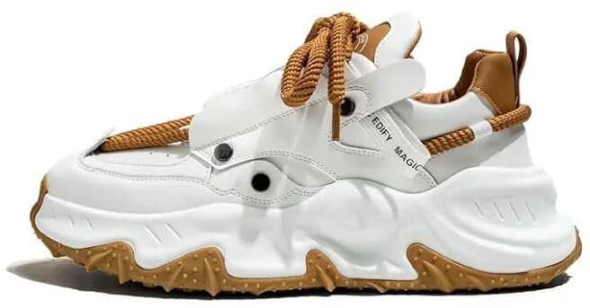 Running Shoes for Men Training & Gym Shoes for Men (Tan, 8)-image-44