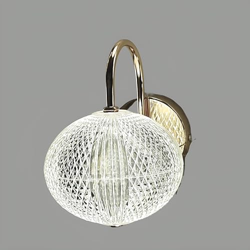 Image of FILLISKA Luxurious Acrylic Crystal Wall Lamp with Adjustable Colour Changing Function, Elegant Finish