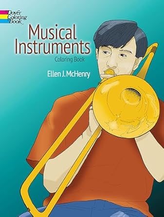 Musical Instruments Coloring Book (Dover Kids Coloring Books)