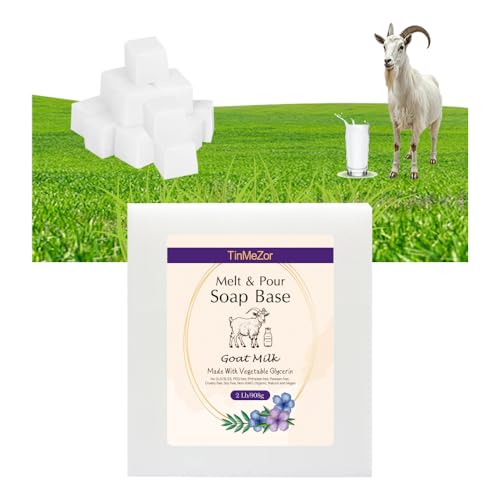 Goat Milk Soap Base, Melt and Pour Soap Base for Soap Making SLS Free 2 LB
