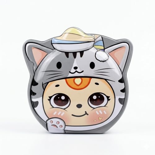Image of Sajani Cute Cartoon Creative Portable Piggy Bank, Money Saving Box with Combination Lock, Mini Coin Bank Gifts for Boys and Girls, Best Return Gifts for Kids (Pack of 1) (Tiger - Grey)