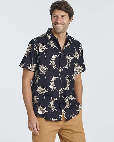 Real Essentials 3 Pack: Men's Regular-Fit Short-Sleeve Poplin Shirt (Available in Big & Tall)3