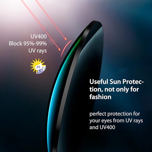 Bauhaus Magnetic Clip on Sunglasses for Men & Women Polarized UV Protection Retro Square Eyeglasses Fit Over Night Driving4