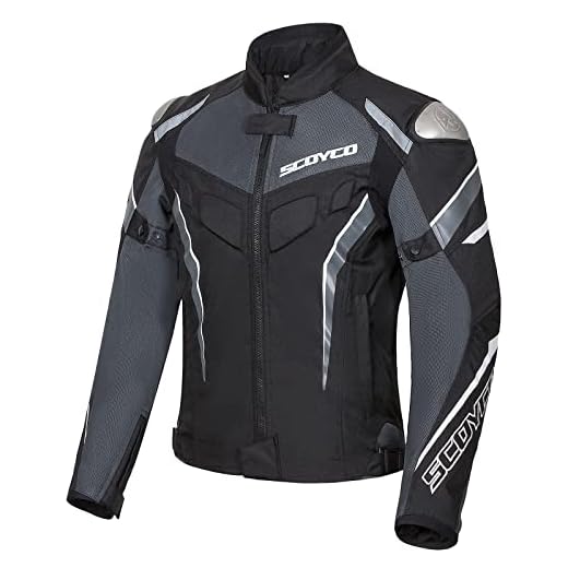 Scoyco Chaqueta de malla para motocicleta motociclista y equitación CE blindado resistente al desgaste chaqueta transpirable equipo protector para hombres 4 estaciones