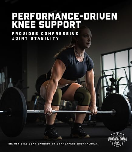 Image of Gymreapers 5MM Knee Sleeves for Weightlifting, Squats, Powerlifting, and Functional Training - Compression Knee Support for Men & Women - Joint Protection & Recovery - Pair