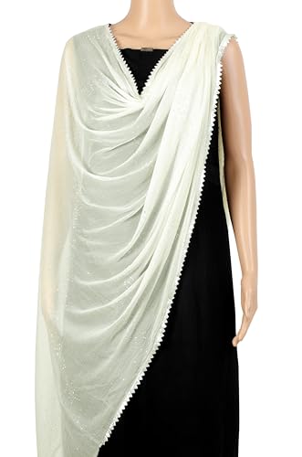 Chandrakala Dupatta for Women, Shawl Scarf Wrap Chunni (D289-P)2