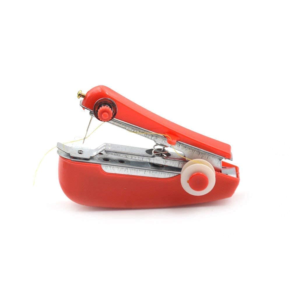 Mini Sewing Stich Stapler Stitch Stitching Tailoring Machine for Garment Cloth Home Household Hand Operated Manual Size Portable Model Handheld Sewer Hand (Pack of 1 Pcs)-image-31