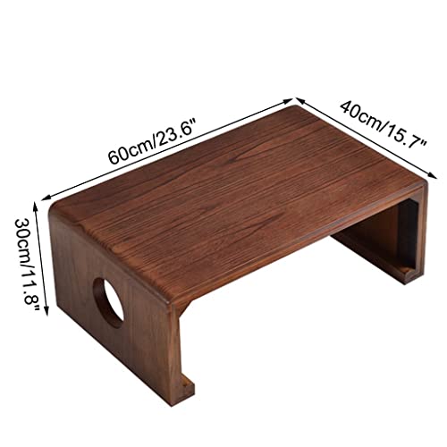 Table de sol à deux trous gain de place pour petits salons