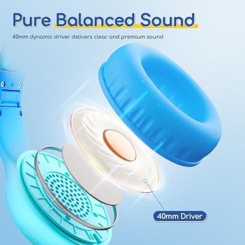 Image of EarFun K1 Kids Headphones Wired with Mic, USB Type C Headphones for Kids