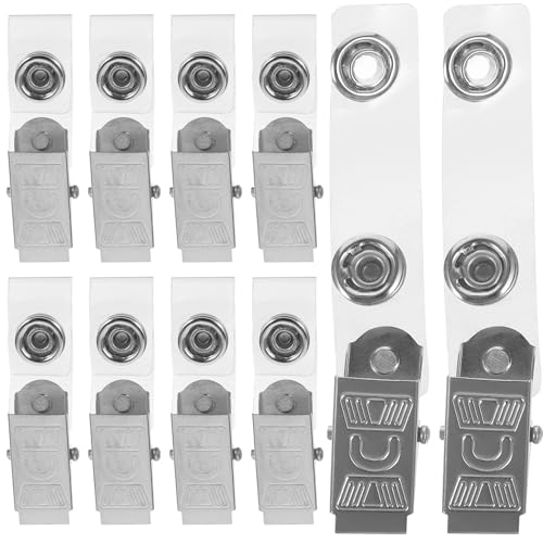 Clips porte-badge Mobestech | Évitez les vêtements troués grâce au fermoir métal sécurisé