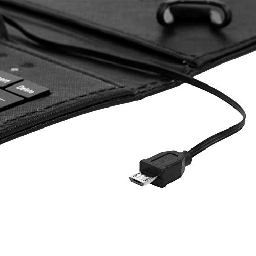 Capa de capa de couro PU magnético fólio dobrável dobrável sem caneta de teclado para tablet Android