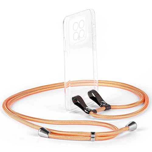 Coque de téléphone à porter autour du cou pour Xiaomi 14 anti-chute or