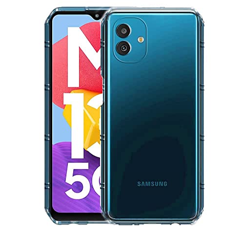 Image of COVERBLACK Transparent Rubber Case Back Cover for Samsung M13 - SM-M136BL (5G) - Transparent