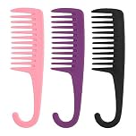 tiopeia 3 Pack Hair Comb Large Wide Tooth Comb Shower Combs Curl Wet Comb for Long, Wet or Curly Hair Detangling