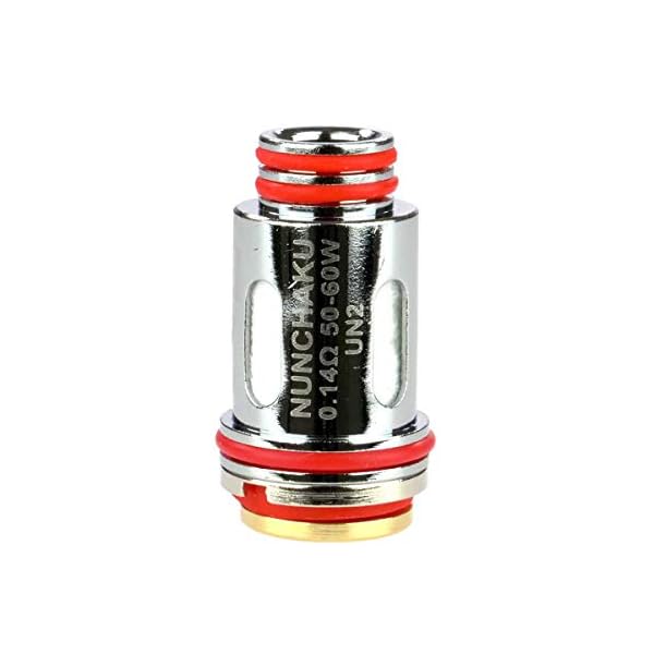 Uwell UN2 Meshed-H Coils (0,14 Ohm), Riccardo SS316L DL Verdampferköpfe für e-Zigarette, 4 Stück – Bild 4