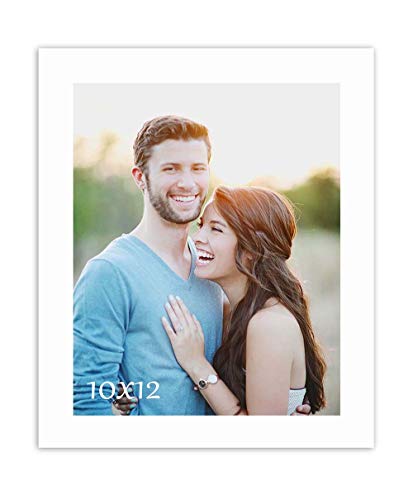 Image of Art Street Synthetic White Wall Photo Frame (Picture Size 10 in X 12 in, Matted to 8 X 10 in),Fibre Wood, Rectangular