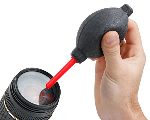 DURAGADGET Limpiador De Lentes De Aire A Presión para Olympus 8-16x40 / 10x50 DPS I - para Remover Polvo y Arena