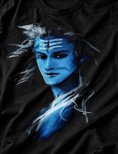 Image of STAND OUT All Over Printed Shiva, Krishna, Hanuman, Kali, Ram and Ravana, Ramayan, Bagavath Githa, Buddha Religious, Spiritual, Hindu Gods T-Shirts