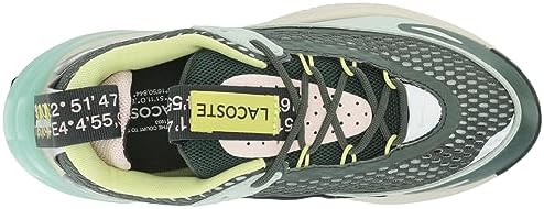 Lacoste Women's 46SFA0100 Sneaker, Burg/NVY, 5 | Image 4
