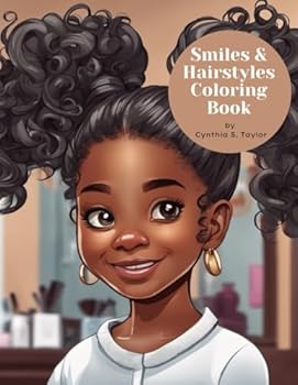 Paperback Smiles & Hairstyles Coloring Book