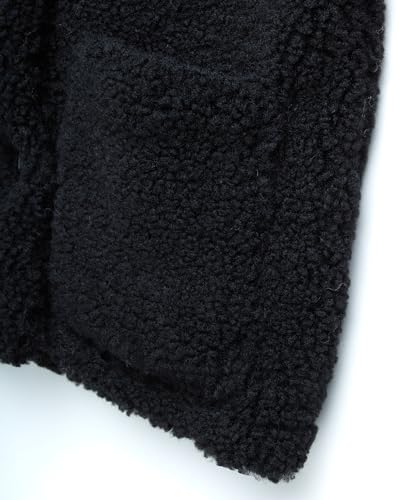 URBAN REPUBLIC Girls' Jacket - Faux Shearling Fur Plush Teddy Coat - Sherpa Fleece Overcoat (7-16)4