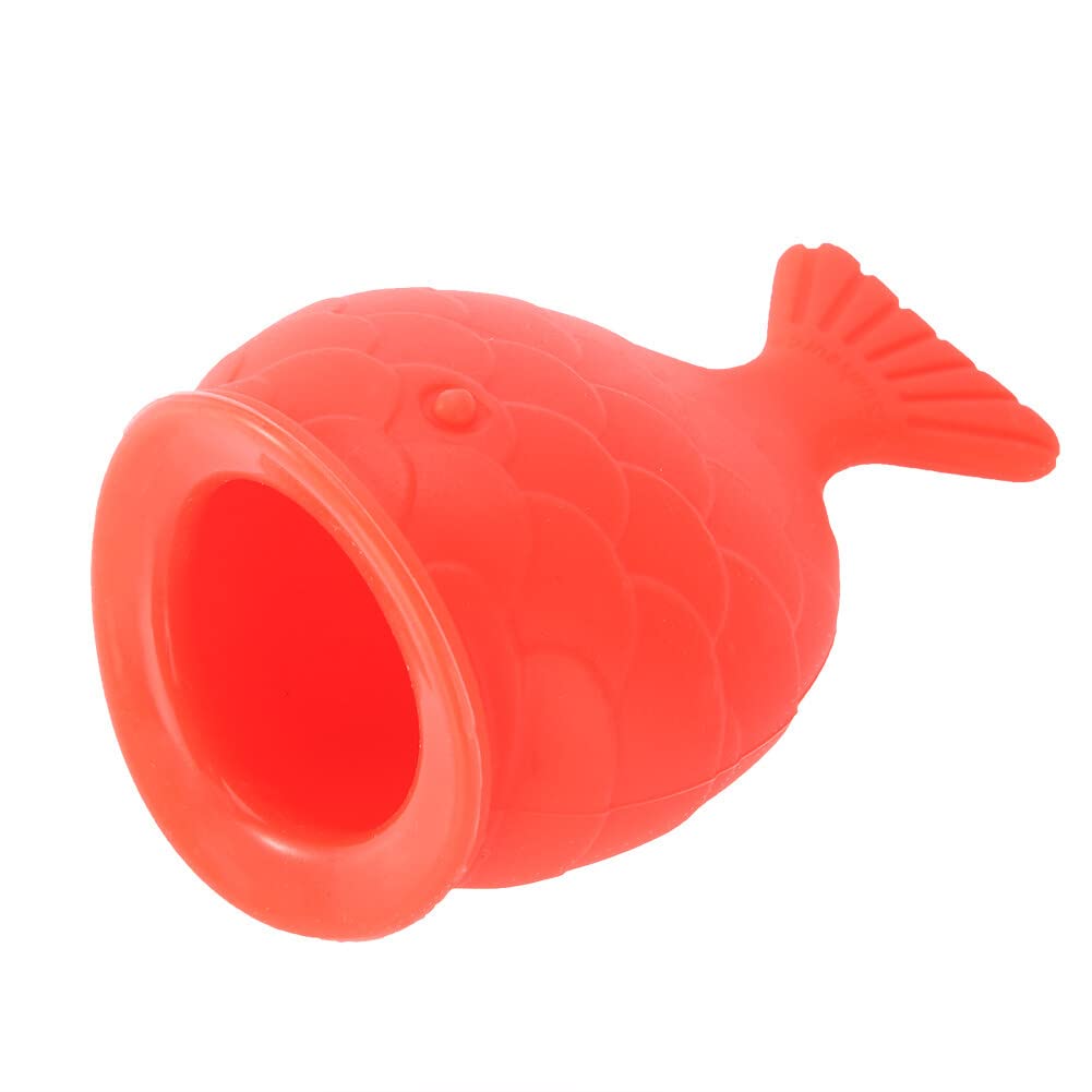 Wallfire Silicone Lip Plumping Device, Portable Fish Shaped Lip Plumper Enhancer Lip Enhancement Device Beauty Tool for Women