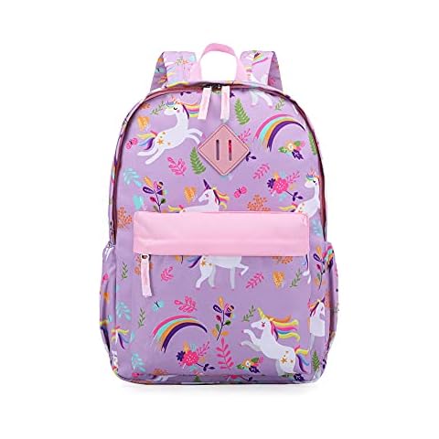 KK CRAFTS Preschool Backpack - Purple Unicorn Cover