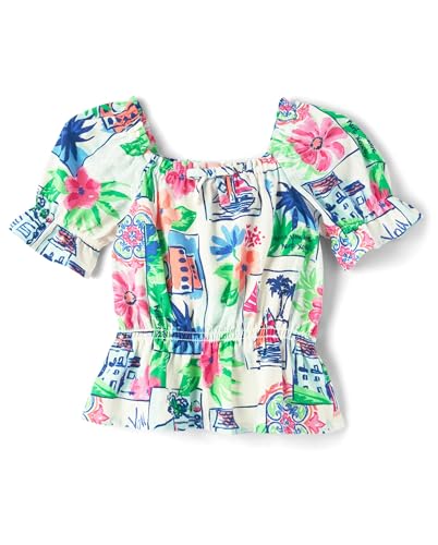 Image of Gymboree Girls' and Toddler Short Sleeve Woven Tops