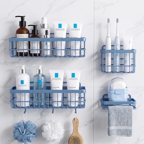 Image of Travel Soap Case, Leakproof Compact and Durable Plastic Soap Holder with Lid, Portable Soap Holder for Traveling, Transparently Soap Dish for Bathroom, Outdoor Hiking, Camping (Blue, 1 Pcs)