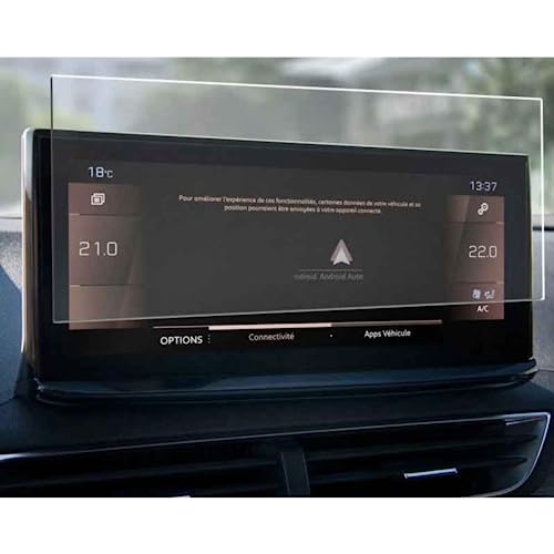 Écran GPS de Peugeot 5008 2021 à l'abri des rayures avec ce verre trempé