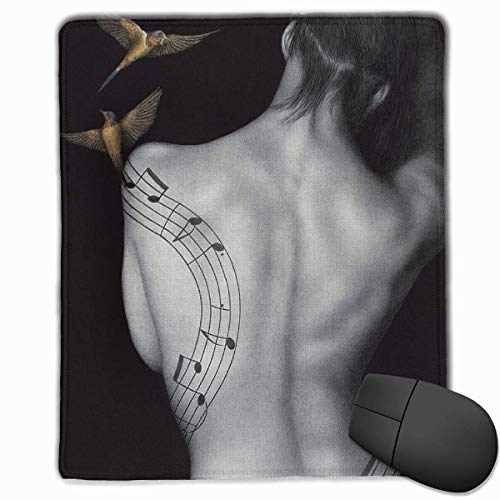 Preisvergleich Produktbild Gaming Mouse Pad, personalisierte benutzerdefinierte Maus Padnon-Slip Gummi Gaming Mouse Pad, bleiben Sie positiv, arbeiten Sie hart und lassen Sie es passieren Muse-ic