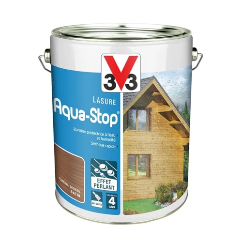 V33 Lasure Aquastop 4ans Chêne moyen - 5 L