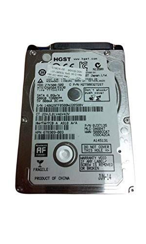 Refurbished HGST TravelStar Z5K500 HTS545050A7E380 500GB 2.5" Laptop Hard Drive