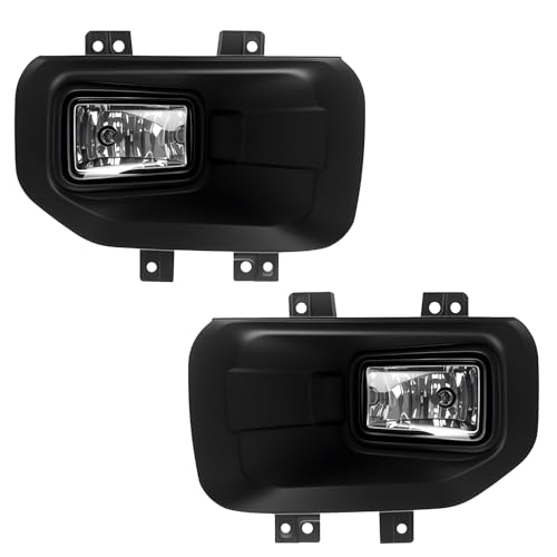 LED Fog Lights Compatible with 2015 2016 2017 Ford F150 Fog Lamps Assembly Clear Lens Left Driver and Right Passenger Side by Boxlight - Image 9