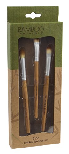 bamboo Natural  Smokey Eye Set - Bamboo Makeup Brushes - Image 2